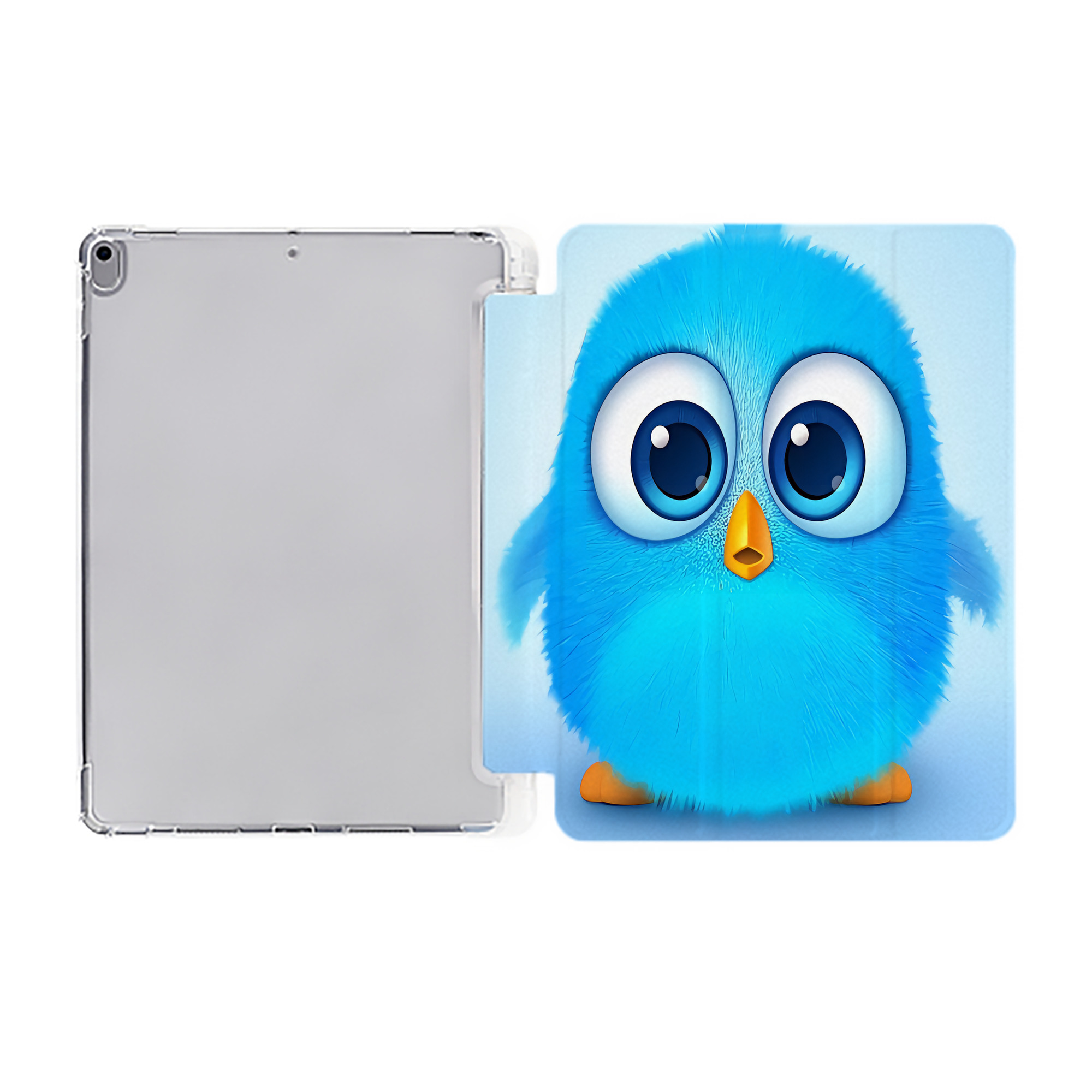 （画像用） Angry Birds アングリーバード IPad ケース ペン収納付き 三つ折りスタンド PUレザー×シリコン 対応機種9.5/10.5/10.9インチ